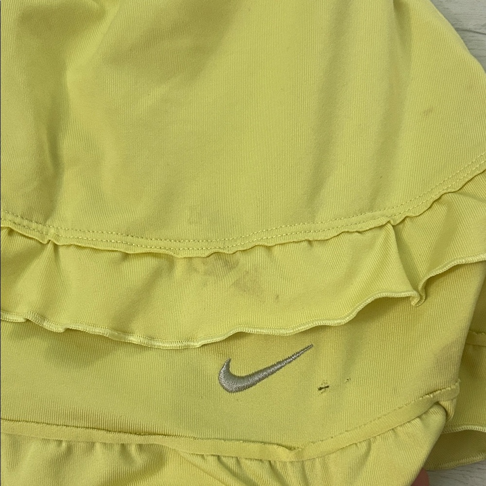 Nike Yellow Ruffled Mini Skirt - Picture 4 of 4